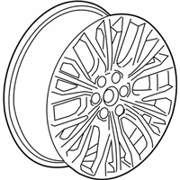 OEM 2019 Chevrolet Blazer Wheel, Alloy - 42438054