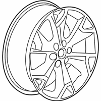 OEM 2020 Chevrolet Blazer Wheel, Alloy - 42427612
