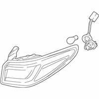 OEM 2019 Hyundai Kona Electric Lamp Assembly-Rear Combination Outside, RH - 92402-J9010
