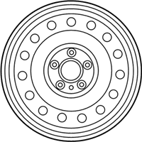 OEM Kia Wheel Assembly-Temporary - 529102P900