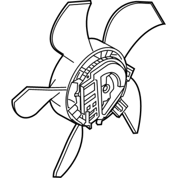 OEM Chevrolet Suburban Fan Motor - 84580367