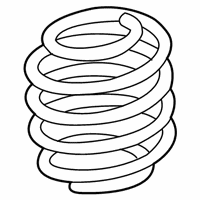 OEM Lincoln MKX Coil Spring - F2GZ-5310-L