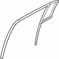 OEM Kia Amanti Run-Rear Door Window Glass - 835313F000