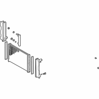 OEM Toyota Celica Radiator Assembly - 16400-22070