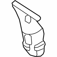 OEM Mercury Converter Shield - 6E5Z-5E258-BA