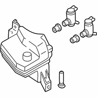 OEM 2002 Infiniti QX4 Windshield Washer Tank Assembly - 28910-1W500