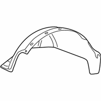 OEM GMC Yukon Fender Liner - 15195914