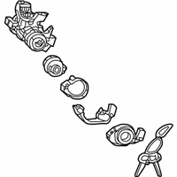 OEM Kia Optima Key Sub Set-Steering - 81900D5A00