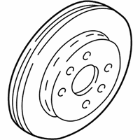 OEM 2002 Kia Spectra Disc-Brake, Front - 0K2N133251DS