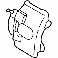 OEM 1999 Kia Sephia Front Caliper, Right Without Pad - 0K24049980A