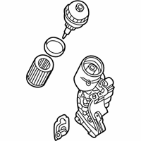 OEM BMW Support With Oil Filter - 11-42-7-519-708