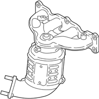 OEM 2018 Hyundai Santa Fe Sport Exhaust Manifold Catalytic Assembly - 28510-2GCA0