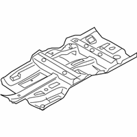 OEM 2010 Infiniti EX35 Floor-Front, LH - G4321-1BAMA