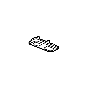 OEM Chevrolet Silverado Dome Lamp Assembly - 84281473