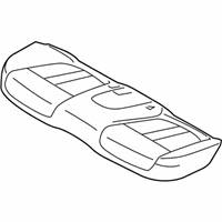 OEM 2016 BMW 750i xDrive Foam Section, Basic, Seat - 52-20-7-354-630