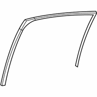 OEM 2022 Lexus ES250 Run, RR Door Glass - 68142-06230