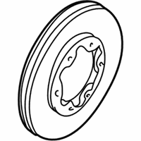 OEM 1989 Nissan Pathfinder Rotor - Disc Brake, Front - 40206-VJ200