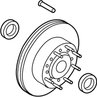 OEM 2021 Ford F-350 Super Duty Rotor - HC3Z-1102-J