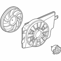 OEM 2001 Ford Mustang Fan Module - 3R3Z-8C607-A