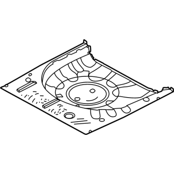OEM 2020 Nissan Sentra Floor-Rear, Rear - G4514-6LBMA