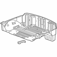 OEM 2013 Chevrolet Corvette Rear Floor Pan - 22851236