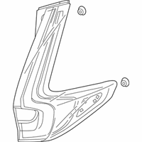OEM Honda CR-V Taillight Assy., L. - 33550-TLA-A01
