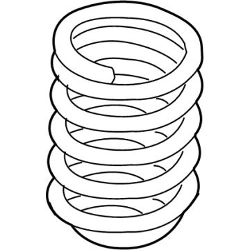 OEM BMW 330e FRONT COIL SPRING - 31-33-6-890-981