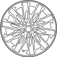 OEM 2021 Lexus LS500 Wheel, Disc Chrome P - 4261A-50230