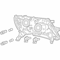 OEM 2019 Nissan Pathfinder Lamp Assembly - Head, RH - 26010-9PF9A