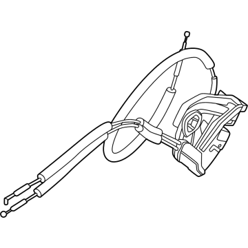 OEM Nissan Rogue Controller-Lock & Remote, Rear Door RH - 82500-6RR0A