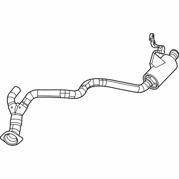 OEM 2021 Ram 1500 Pipe-Exhaust - 68268211AF