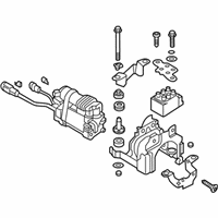 OEM 2012 Hyundai Equus Compressor & Bracket Assembly - 55880-3N000