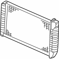 OEM 1998 Cadillac Seville Radiator - 52484076