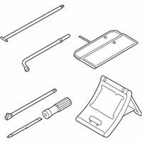 OEM 2012 Infiniti QX56 Tool Set - 99501-1LA0B