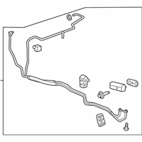 OEM Cadillac Hose & Tube Assembly - 84013049