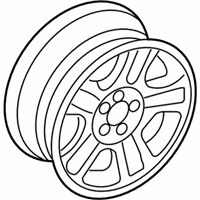 OEM 2002 Ford Explorer Wheel, Steel - 6L2Z-1015-A