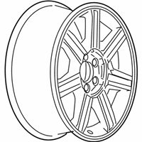 OEM 2004 Cadillac SRX Wheel Rim, 18X8 - 9594305