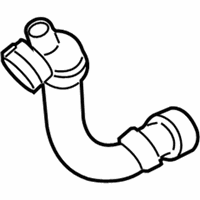 OEM BMW 128i Radiator Lower-Thermostat Hose - 17-12-7-564-478