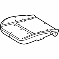 OEM 2019 Ford Fiesta Seat Cushion Pad - BE8Z-54632A22-C