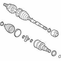 OEM 2007 Toyota Corolla Axle - 43410-02350