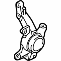 OEM Kia Spectra Knuckle, Right - 0K2A333021A
