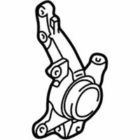 OEM 1998 Kia Sephia Knuckle, Right - 0K2A333021A