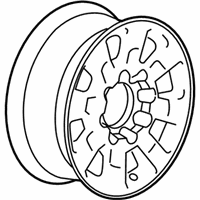 OEM 2011 GMC Sierra 3500 HD Wheel, Alloy - 9597736