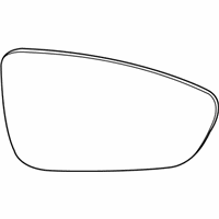 OEM 2015 Chrysler 200 Glass-Mirror Replacement - 68243901AA