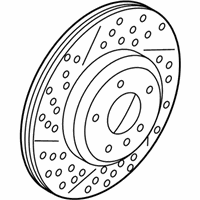 OEM 2018 BMW 230i xDrive Brake Disc, Ventilated, W/Holes, Rear - 34-20-6-797-598