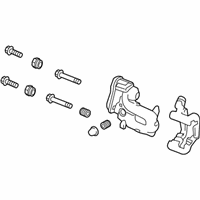 OEM 2019 Nissan Leaf Caliper Assy-Rear LH, W/O Pad & Shim - 44011-4CA0A