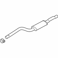 OEM 2017 BMW X5 Front Silencer - 18-30-8-635-781