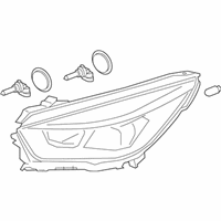 OEM Ford Escape HEADLAMP ASY - LJ6Z-13008-C