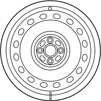 OEM 2013 Scion iQ Wheel, Steel - 42611-74060