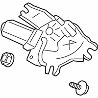 OEM Hyundai Elantra GT Rear Wiper Motor & Linkage Assembly - 98700-A5000